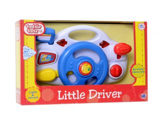 BABY DRIVER DASHBOARD STEERING WHEEL + SOUNDS, MUSIC AND LIGHTS
