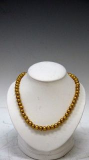 14k gold bead necklace in Vintage & Antique Jewelry