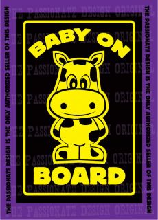 baby on board decal kids clothes crib toys dolls A091
