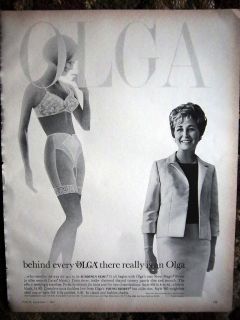 1967 Olga Suddenly Slim Girdle Lingerie Tummy Panels Ad