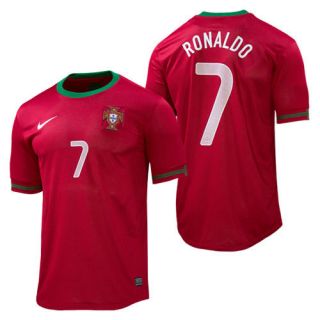 Nike Portugal Cristiano Ronaldo #7 Home Jersey 12/13 Authentic Name