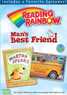 DVD Reading Rainbow Mans Best Friend Martha Speaks Dog PBS Kids