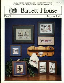 BARRETT HOUSE FIRST TRI GINGERBREAD BOY COUNTED CROSS STITCH PATTERN