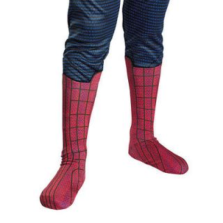 Amazing Spider Man Costume Boot Covers Child *New*