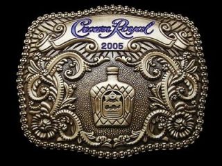 LL21135 VERY COOL 2005 CROWN ROYAL WHISKEY BOOZE BELT BUCKLE