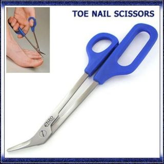 PINK CUTTING CLIPPERS CUTTER EASY GRIP LONG REACH TOE NAIL SCISSORS