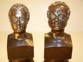 BRONZE Bust of Napoleon Bonaparte & Maximilien Sébastien FOY