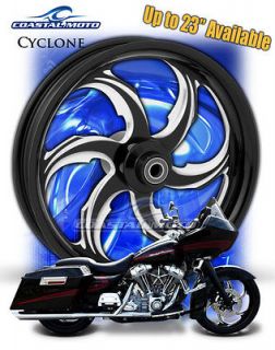 Coastal Moto Cyclone DS motorcycle wheels 21 18 Harley package WITH