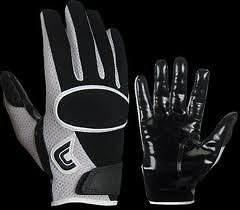 NEW CUTTERS 017 ORIGINAL ADULT FOOTBALL RECEIVER GLOVES   BLACK/WHITE