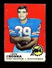 1969 Topps 120 Larry Csonka Rookie HOF Dolphins PSA 8 322319