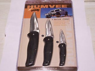 KNIFE COMBO SET HUMVEE TACTICAL 1  8 1/2  LONG, 1   7  LONG, 1