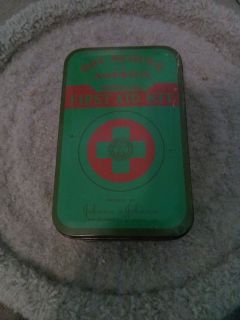 1940s Boy Scouts of America First Aid Tin by Johnson and Johnson