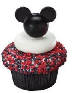 Mickey Mouse Cupcake Topper Picks   Set of 12