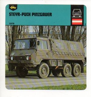 Steyr Puch Pinzgauer   The Vehicles   Utility & Military   Auto Rally