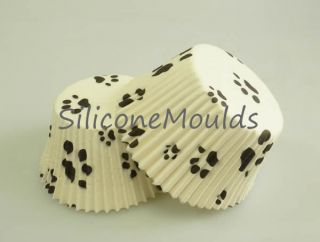 PAW PRINT DOG CAT STD Muffin Cup Cake Cupcake Pan Paper Cases Liners
