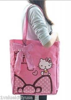 Hello Kitty Tote Shoulder Bag School Bag A Great Gift **US SELLER**