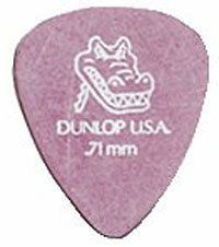 New 72 Dunlop Gator Grip .71mm Guitar Picks Red 417R.71