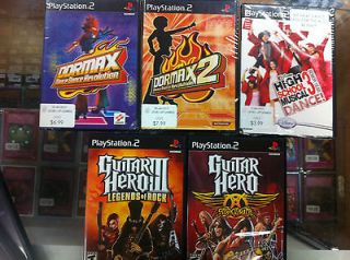 Lot of 4 Dancing / Music games for Playstation 2 Dance Dance