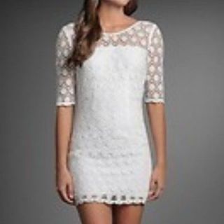 New with Tag Abercrombie White Lace Dress Size 2