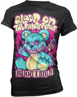 Blood on the Dance Floor Teddy Bear Junior Girlie Shirt SM, MD, LG, XL