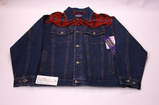 PENDLETON JEAN JACKET NAVAJO WESTERN WEAR M DENIM coat outerwear