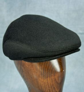 NEW Ivy Cap (Black)   Wool/Cashmere Blend by Northern Hats (SKU 03T