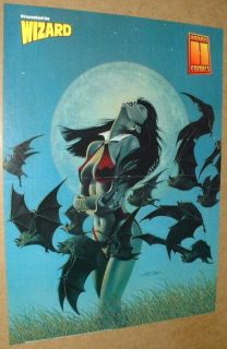 Vampire Vampirella by David M Beck Harris Comics Poster