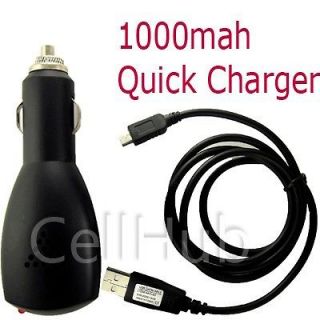 CAR CHARGER TRAVEL ADAPTER MiCRO USB FOR BlackBerry Z10 B10 DEV ALPHA
