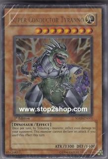 no box) SD09 DINOSAURS RAGE Yugioh (1ST) Deck MINT SEALED CARDS