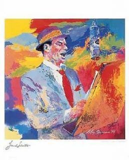 Newly listed Leroy Neiman   Frank Sinatra Poster Print 1993