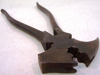 OLD VINTAGE ANTIQUE FENCE TOOL CRESCENT 1936 10 RANCH FARM 10 1/2 USA
