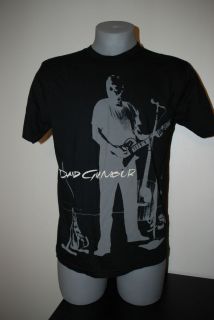 David Gilmour Mens Black Pink Floyd Graphic Concert Tee T Shirt Shirt