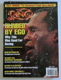 The Ring Magazine July 1997 Sugar Ray Leonard   Inside Felix Trinidad