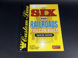SIX HO RAILROADS YOU CAN BUILD STEP /STEP CONSTRUCTION 2ND Edition by
