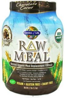 Garden of Life CHOCOLATE Raw Meal Replacement 2.7 lbs
