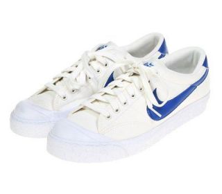 Nike All Court 6.0 White Canvas Retro Skate shoes SB dunk size 9