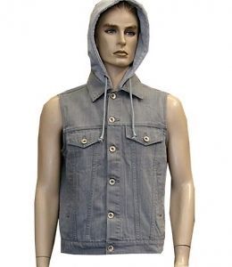 sleeveless denim jacket in Mens Clothing
