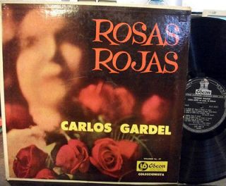 CARLOS GARDEL ROSAS ROJAS A MEDIA LUZ RARE ARGENTINA TANGO LP