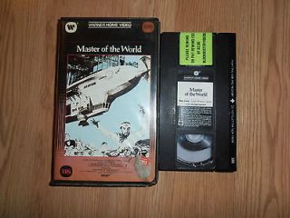 MASTER OF THE WORLD vincent price WARNER HOME VIDEO vhs VIDEO movie