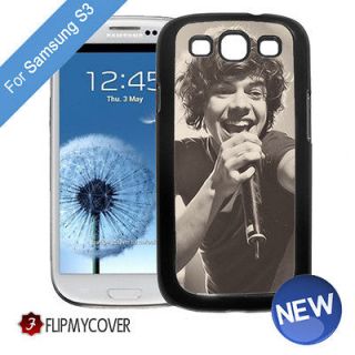 ONE DIRECTION Harry Styles Singing Samsung Galaxy S3 i9300 Phone Cover