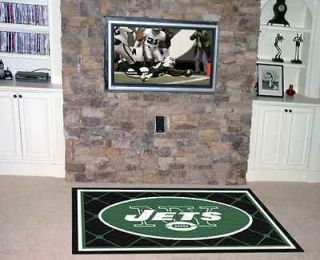 York Jets NFL 4 x 6 Decorative Plush Area Rug Floor Mat by Fan Mats