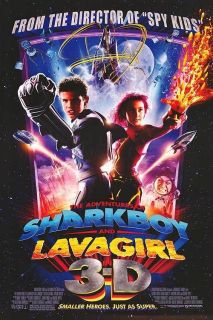Sharkboy and Lavagirl Orig Movie Poster Dbl Sided 27x40