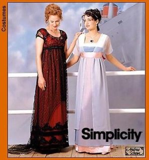 Simplicity 8399 Roses Gowns from the Titanic Pattern 4 8 or 10 14 or