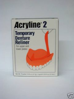Acryline 2 Temporarily Denture Reliner   Kit