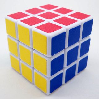 New White 3x3x3 Speeding Speed Competition Level Rubik`s Cube Magic