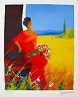 EMILE BELLET REPOS CHAMPETRE Hand Signed Limited Editon Lithograph
