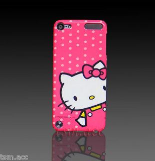 Dot Hello Kitty Hard Back Cover Case for iPod Touch iTouch 5 5G 5th