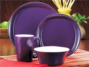 Rachael Ray Purple Dinnerware Set 5845