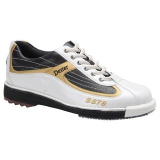 Dexter SST 8 Mens White Gold Bowling Shoes Newest New