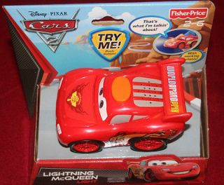 Disney cars 2 pixar lightning mcqueen light race car track toy flash